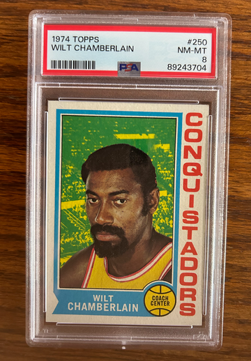 1974 Topps Wilt Chamberlain PSA 8
