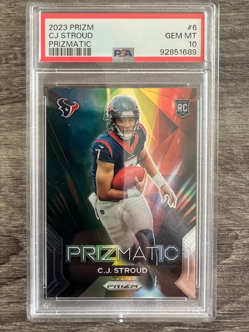 2023 Prizm CJ Stroud Prizmatic PSA 10 (RC) rookie 