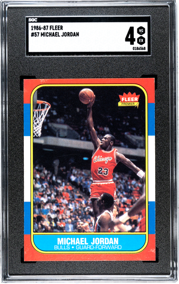 1986 Fleer Michael Jordan # 57