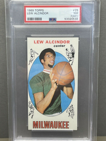1969 Topps #25 Lew Alcindor *** 7 (MC)