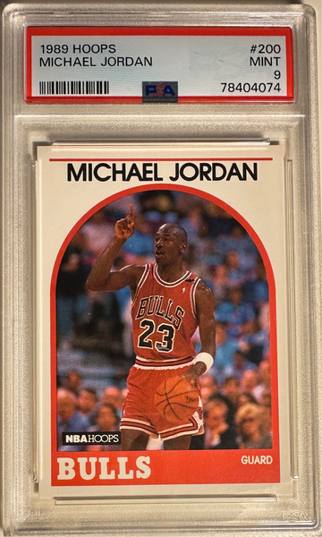 1989 Hoops Michael Jordan PSA 9