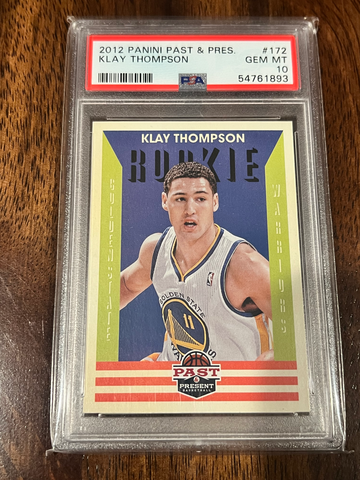 2012 Panini Past and Present Klay Thompson PSA 10 Gem Mint