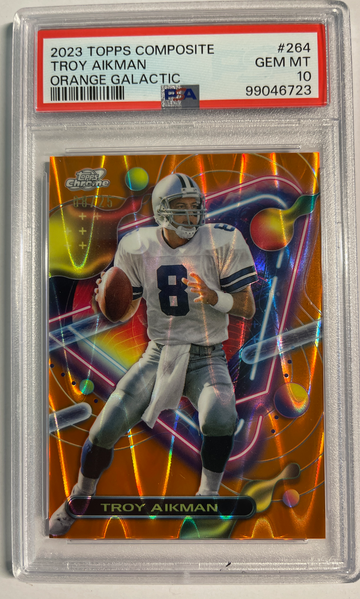2023 Topps Composite Troy Aikman Orange Galactic 