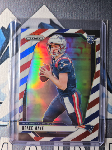 2024 Prizm Red White Blue Drake Maye RC