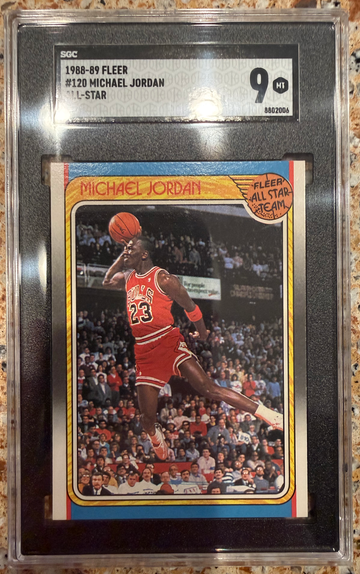 1988 Fleer All Star 120 Michael Jordan 9