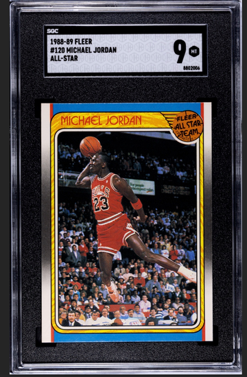 1988 Fleer All Star 120 Michael Jordan 9