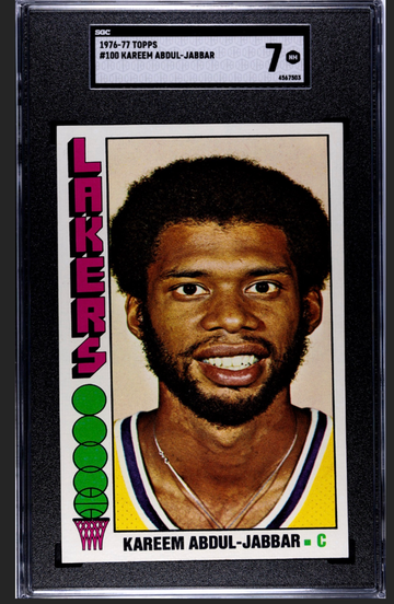 1976-77 Topps 100 Kareem Abdul Jabbar SGC 7