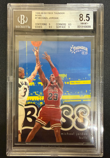 1998-99 Skybox Thunder Boss Michael Jordan BGS 8.5