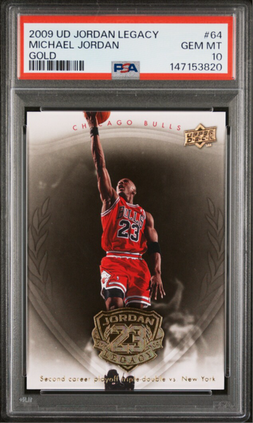 2009 Upper Deck Jordan Legacy Gold Michael Jordan Gold #64