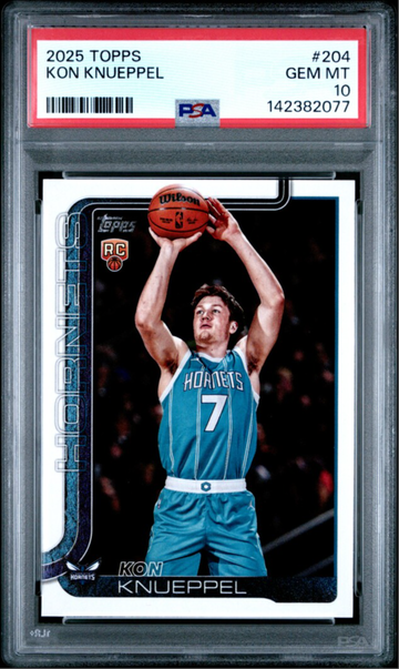 2025 Topps Basketball Kon Knueppel ROOKIE #204 PSA 10 GEM MINT