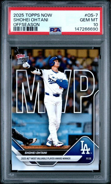 2025 Topps Now Offseason Shohei Ohtani #OS-7