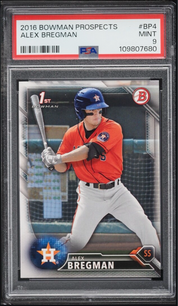 2016 Bowman Alex Bregman PROSPECT #BP4 PSA 9 MINT