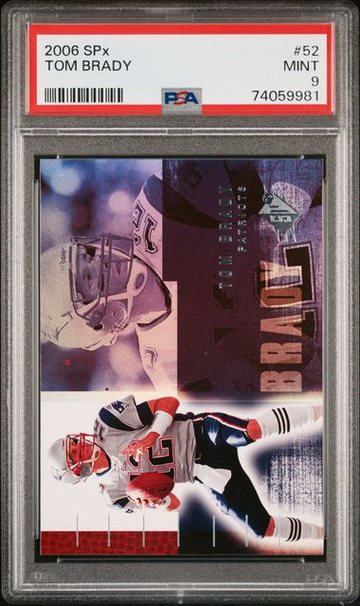Tom Brady 2006 SPX #52 PSA 9