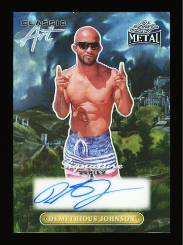 2024 Leaf Metal Signature Series Demetrious Johnson Classic Art Auto 1/1 #CA-DT1