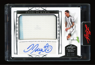 2022 Leaf Trinity Soccer Ángel Di María Patch Auto Argentina 26/35 #PA-ADM