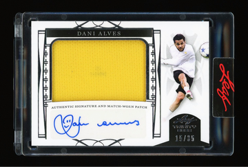 2022 Leaf Trinity Soccer Dani Alves Patch Auto Brazil 15/35 #PA-DA1