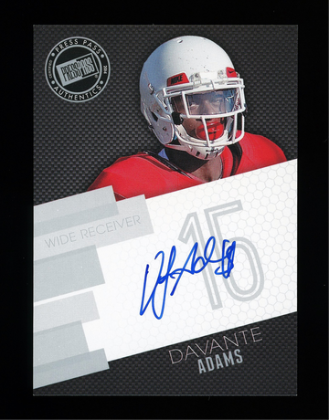 2014 Press Pass Authentics Davante Adams Rookie Auto Fresno State #PPS-DA