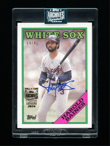 2024 Topps Archives Signature Series Harold Baines Auto White Sox 04/41 #35