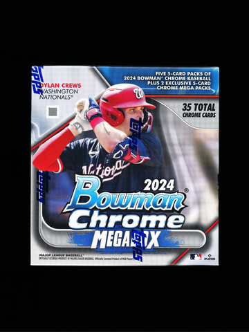 2024 Bowman Chrome Factory Sealed Baseball Mega Box (35 Cards)