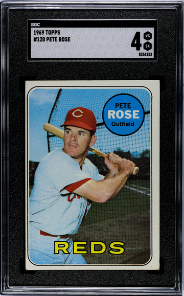 1969 Topps Pete Rose #120 SGC 4 (Future HOF)