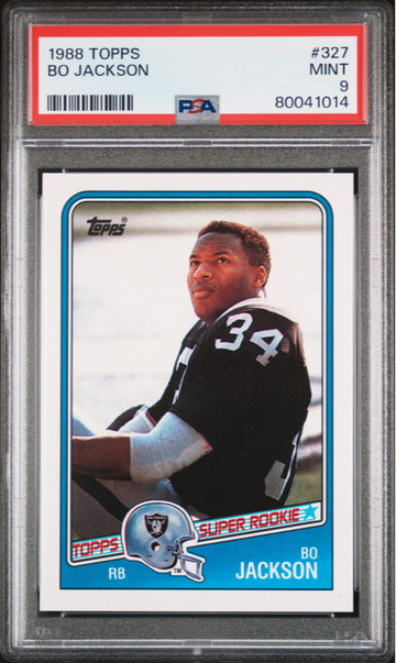 1988 Topps Bo Jackson #327 PSA 9