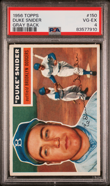 1956 Topps Duke Snider #150 PSA 4