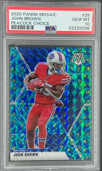 2020 Mosaic John Brown Peacock Choice - PSA 10
