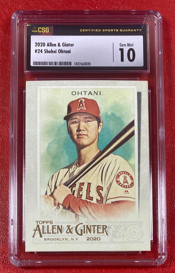 2020 Allen & Ginter Shohei Ohtani #24 Card Anaheim Angels