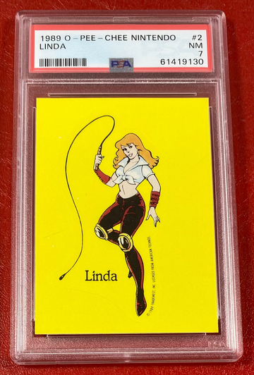 1989 O-Pee-Chee Nintendo Linda #2 PSA 7 OPC