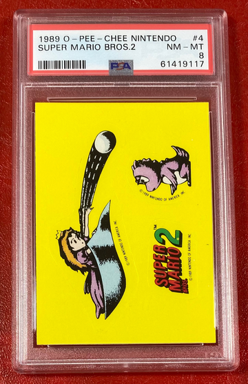 1989 O-Pee-Chee Super Mario Bros.2  #4 PSA 8 OPC