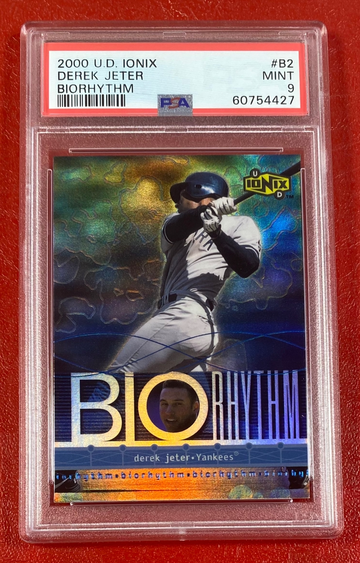 2000 Upper Deck Ionix Derek Jeter Biorhythm #B2 PSA 9 New York Yankees