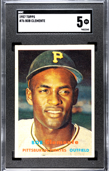 1957 Topps #76 Roberto Clemente SGC 5 EX