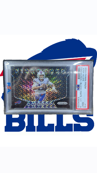 JOSH ALLEN PANINI PRIZM BLACK FINITE 1/1