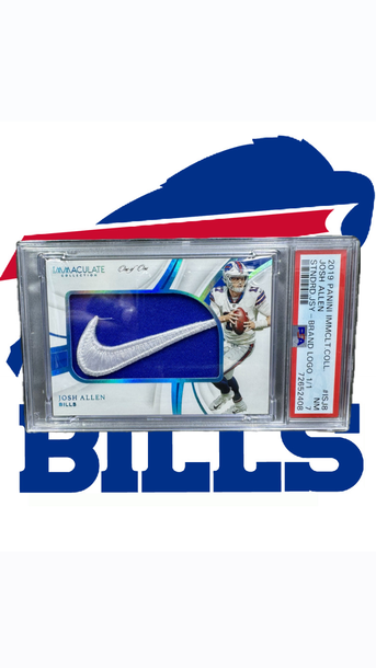 JOSH ALLEN PANINI IMMACULATE PLATINUM SWOOSH 1/1