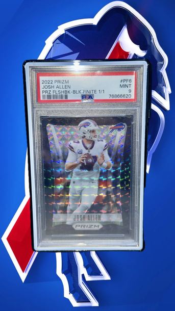 JOSH ALLEN PANINI PRIZM BLACK FINITE FLASHBACK 1/1
