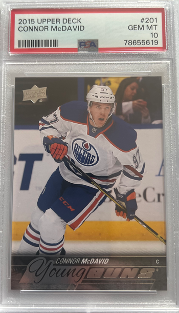 2015 Upper Deck Connort McDavid Young Guns RC - PSA 10 GEM MINT