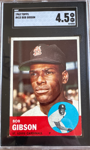 1964 TOPPS BOB GIBSON #415 SGC 4.5 VG EX+