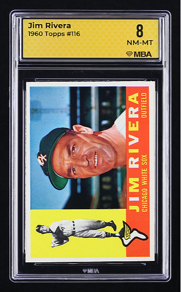 1960 Topps #116 Jim Rivera MBA 8 NM/MT