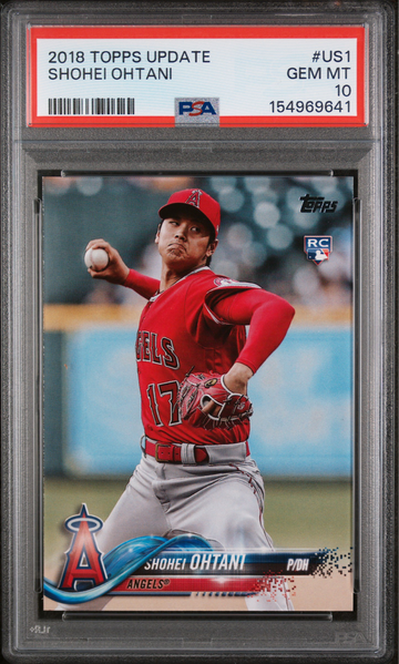 Shohei Ohtani 2018 Topps Update RC PSA 10!
