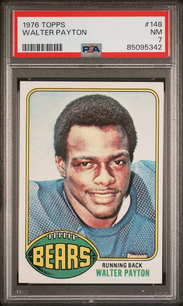 1976 Topps Walter Payton PSA 7 Rookie RC Card Near-Mint