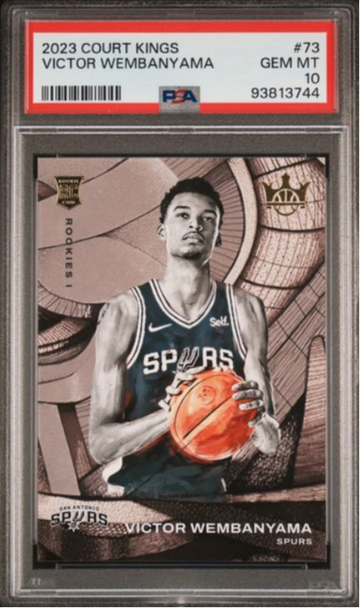 2023-24 Court Kings Victor Wembanyama #73 (RC) ROOKIE LEVEL I PSA 10 GEM MINT 