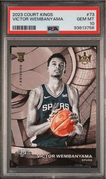 2023-24 Court Kings Victor Wembanyama #73 (RC) ROOKIE LEVEL I PSA 10 GEM MINT 