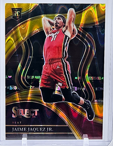 Select 2023-24 Jaime Jaquez Jr. Rookie Courtside Wave Gold Prizm /10 300 RC