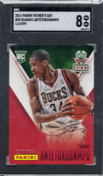 2014 Panini Father's Day Giannis Antetokounmpo SGC 8