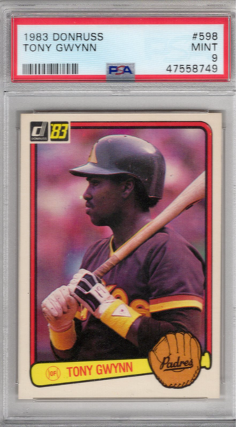 1983 Donruss Tony Gwynn PSA 9