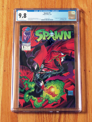 SPAWN #1 CGC 9.8 NM/M WP 1992 Todd McFarlane 1st Sam & Twitch Malebolgia
