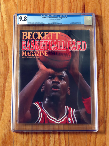 Beckett Basketball #1 Michael Jordan Cover CGC 9.8