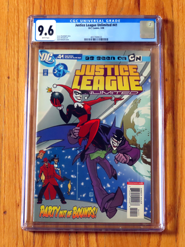  JUSTICE LEAGUE UNLIMITED #41 CGC 9.6 NM+ WP 2008 Batman Who Laughs Joker