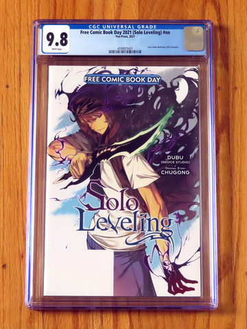 FCBD 2021 SOLO LEVELING #NN CGC 9.8 NM/M Free Comic Book Day live action show