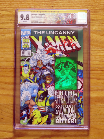 UNCANNY X-MEN #304 CGC SS 9.8 NM/M 1993 Signature Series signed John Romita Jr.